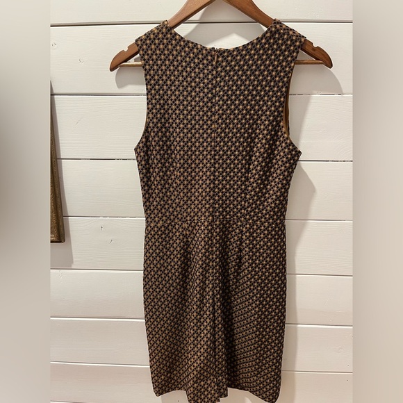 ANONYME navy & brown patterned dress size S - Picture 9 of 9